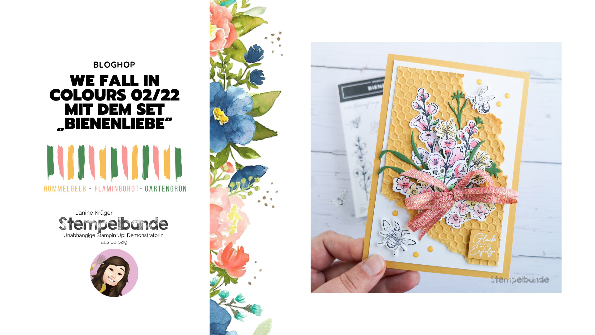 Stampin Up! Blog hop | We fall in colours: Februar 2022