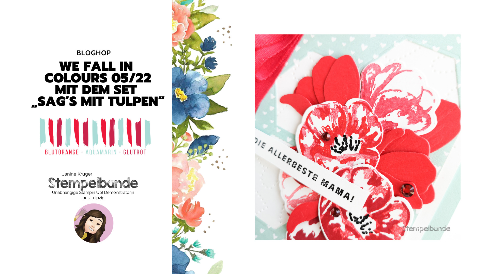 Stampin Up! Blog hop | We fall in colours: Mai 2022