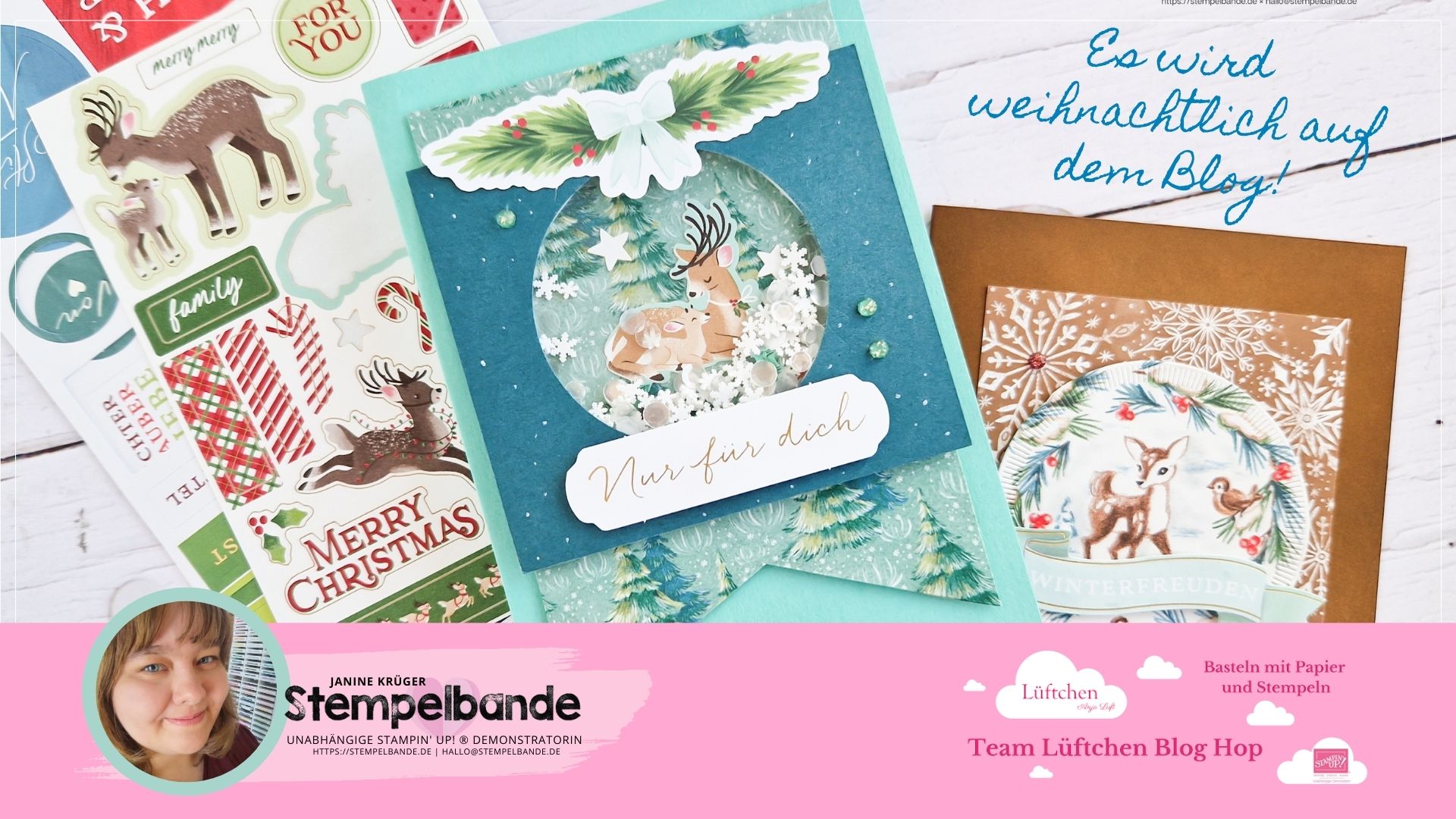 Weihnachtliche Karten mit Sketches und Stampin' Up!