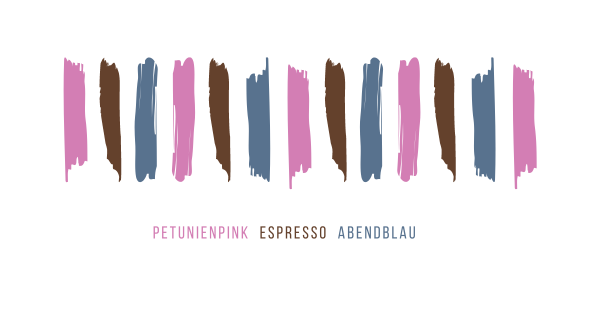 We fall in Colours Bloghop mit den Stampin' Up! Farben Petunienpink, Espresso und Abendblau.