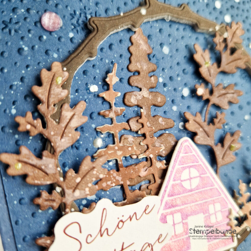 Weihnachtskarte selber Basteln mit Produkten von Stampin' Up!