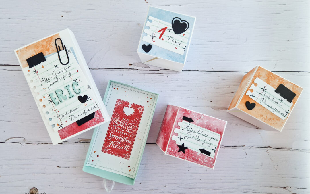 Mutmacher zum Schulstart: So bastelst du eine Springwürfel-Box mit Stampin’ Up!