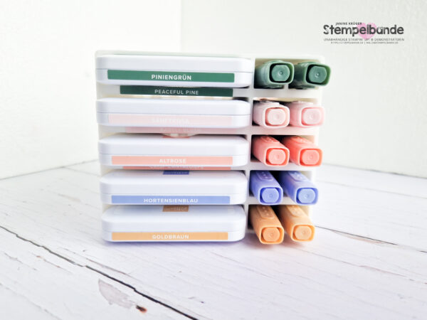 Stempelturm für magnetische Stempelkissen & Blends | In Colors 2026–2028 | 3D-Druck
