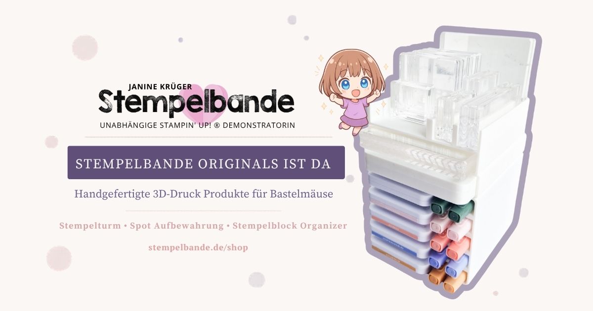 Kreativ-Tower: Endlich Ordnung auf dem Basteltisch | Stempelbande Originals